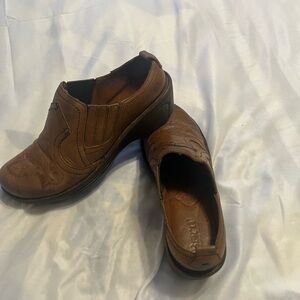 Born Brown Leather Women's Mules
